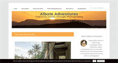 Desktop Screenshot of albomadventures.com